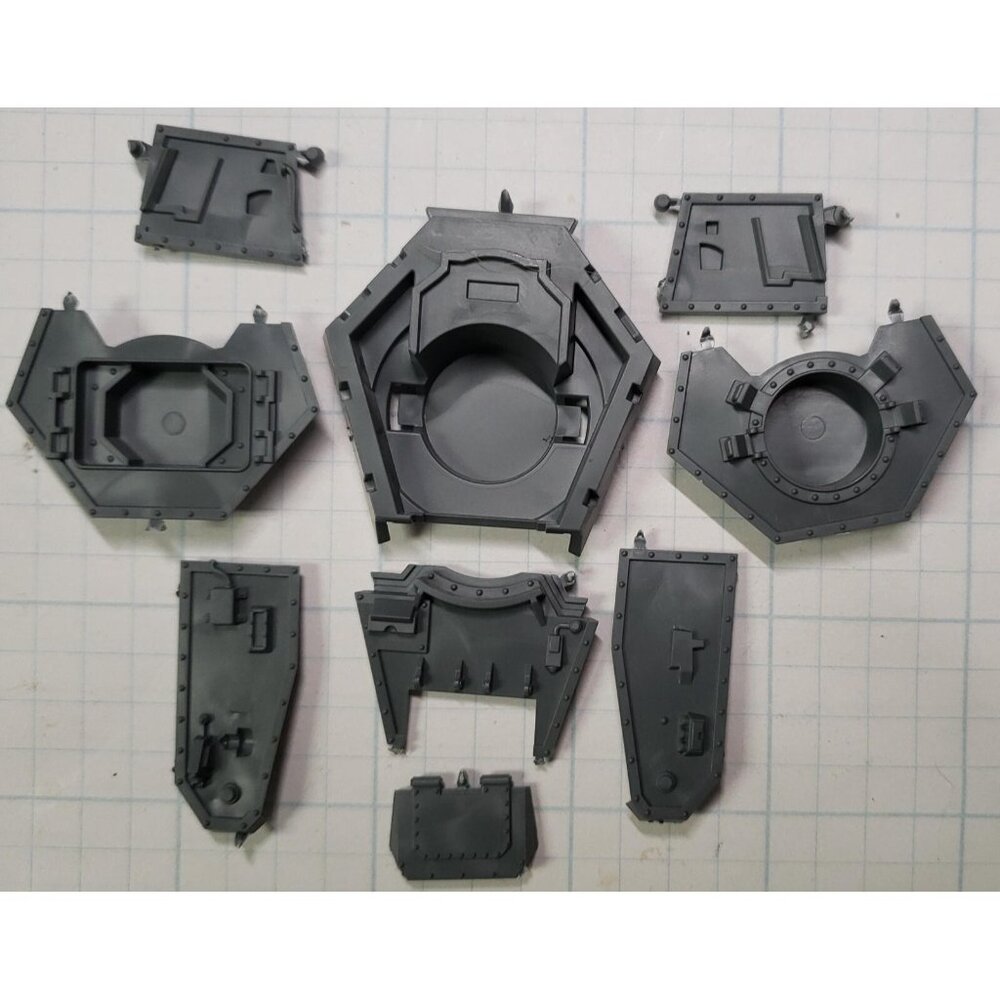 30k Solar Auxilia Bits Horus Heresy Leman Russ ASSAULT Turret NO GUN - Picture 1 of 2
